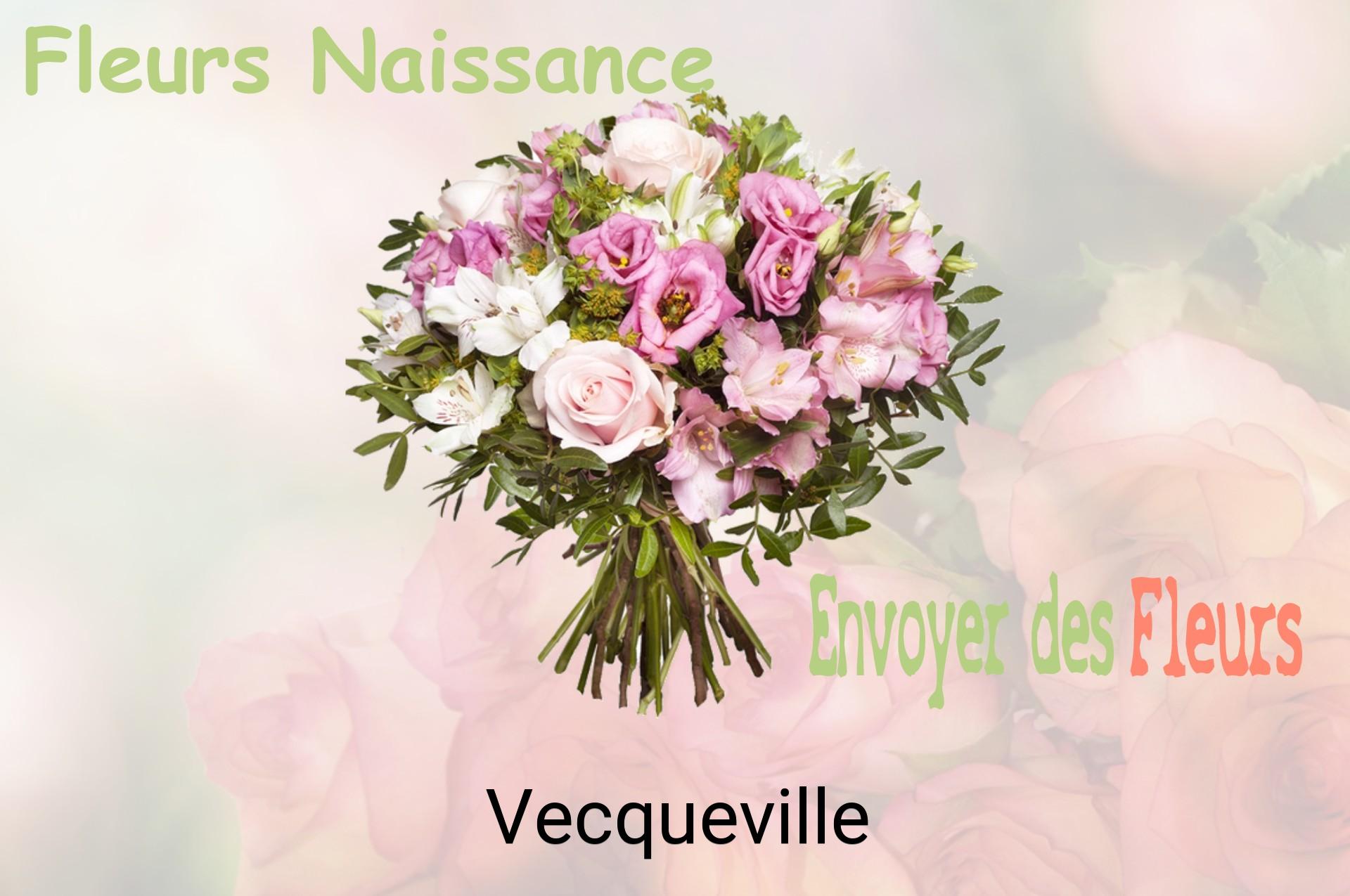 Bouquet de fleurs de naissance livré à Vecqueville